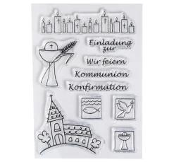 Clear Stempel-Set "Kommunion/Konfirmation"