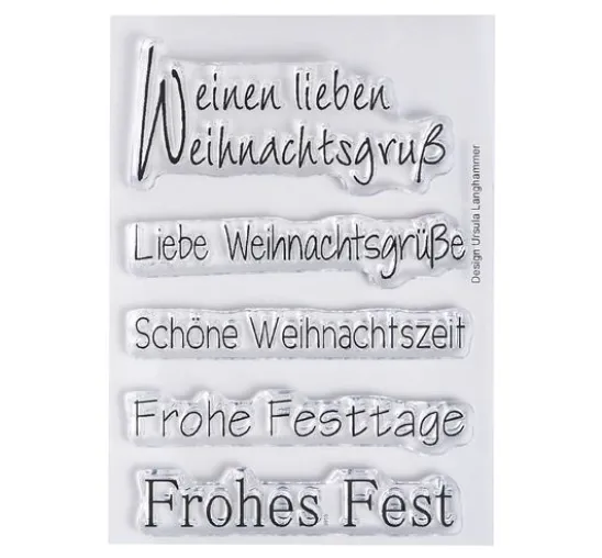 Clear Stempel-Set "Weihnachtsgruß"