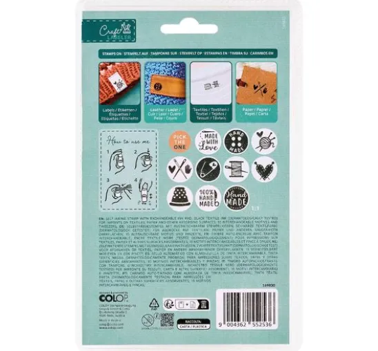 COLOP Craft Labeler Textilstempel "Handmade"