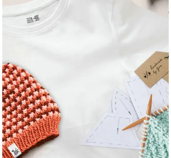 COLOP Craft Labeler Textilstempel "Handmade"