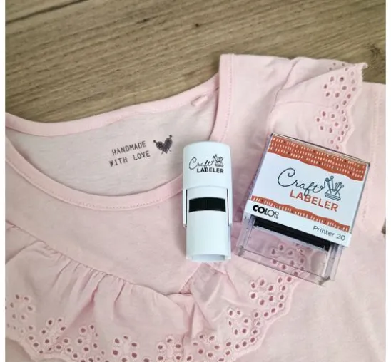 COLOP Craft Labeler Textilstempel "Handmade"