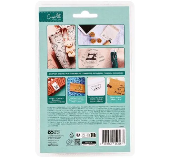 COLOP Craft Labeler Textilstempelkissen Set