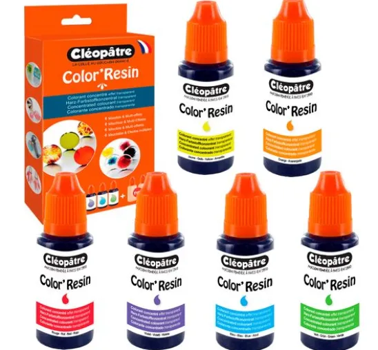 COLOR'RESIN Komplett-Set, 6 Farben