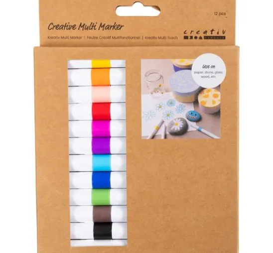 Creative Multi Marker, 12 Farben
