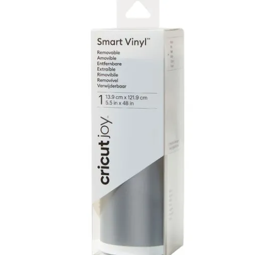 Cricut Joy Selbstklebende Vinylfolie - Matt "Smart Vinyl - Removable", 13,9 x 12