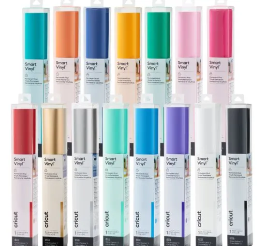 Cricut Selbstklebende Vinylfolie "Smart Vinyl - Permanent", 33 x 90 cm