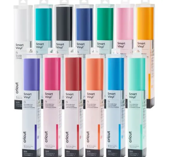 Cricut Selbstklebende Vinylfolie "Smart Vinyl - Removable", 33 x 90 cm