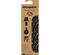 Décopatch Hot-Foil Papier "Golden Flowers"