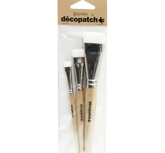 Décopatch Nylonpinsel, 3er Set
