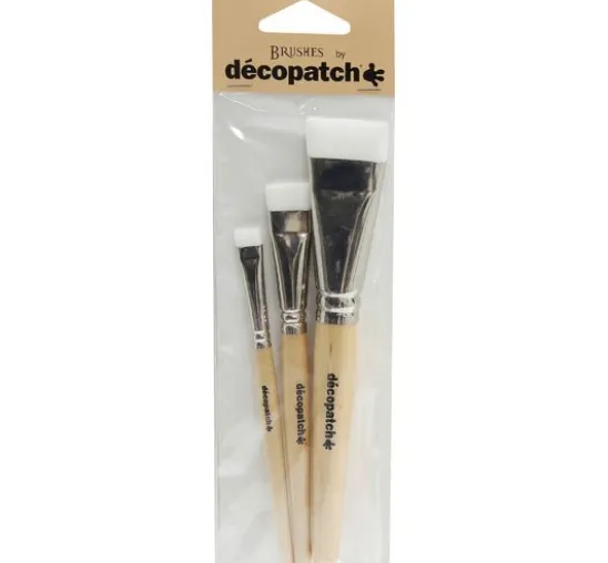 Décopatch Nylonpinsel, 3er Set