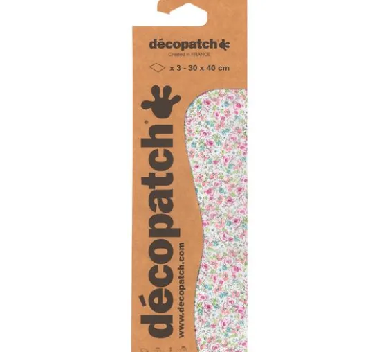Décopatch-Papier "Blümchen"