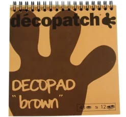 Décopatch Papierblock "Decopad Brown"