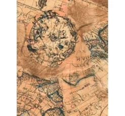 Décopatch-Papier "Landkarte"