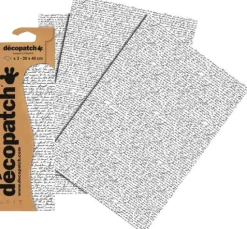 Décopatch-Papier "Schrift"