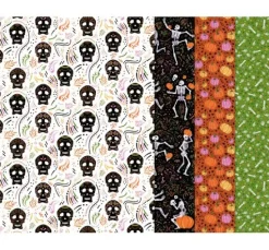 Décopatch Pocket Hot-Foil Collection Mix and Patch "Halloween Skelette"