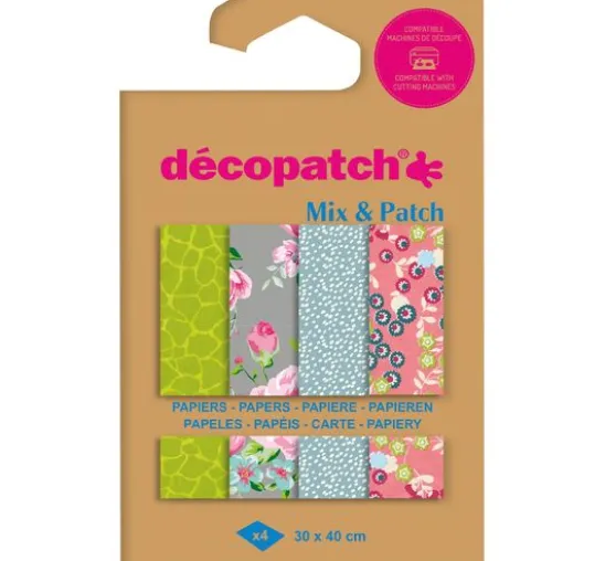 Décopatch Pocket Mix and Patch "Botanic Garden"