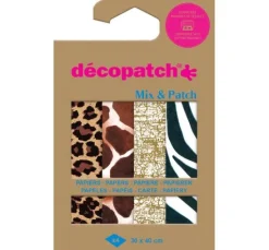 Décopatch Pocket Mix and Patch "Tierfelle"