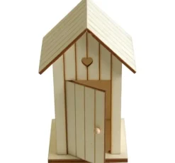 Deko Holz-Strandhäuschen, 2 Stück