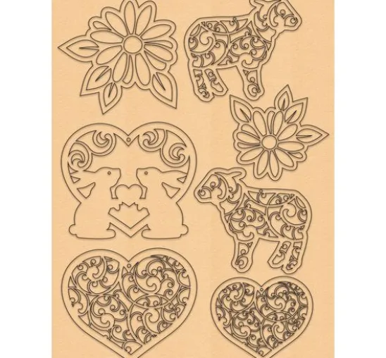 Deko-Set "Ostern", pastell