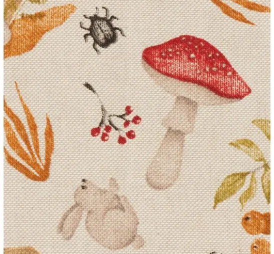 Dekostoff Leinenoptik "Herbstzeit"