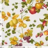 Dekostoff Leinenoptik "Obst und Blätter"