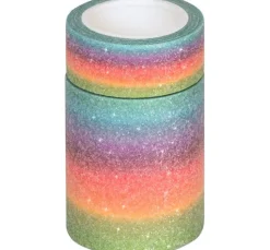 Deko Tapes "Pastell Rainbow Glitter"
