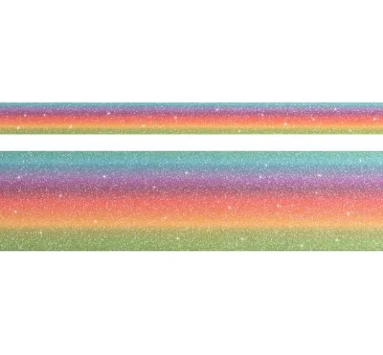 Deko Tapes "Pastell Rainbow Glitter"