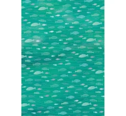 Designkarton "Hotfoil", Fische
