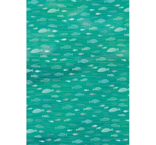 Designkarton "Hotfoil", Fische