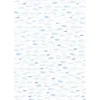 Designkarton "Hotfoil", Fischschwarm