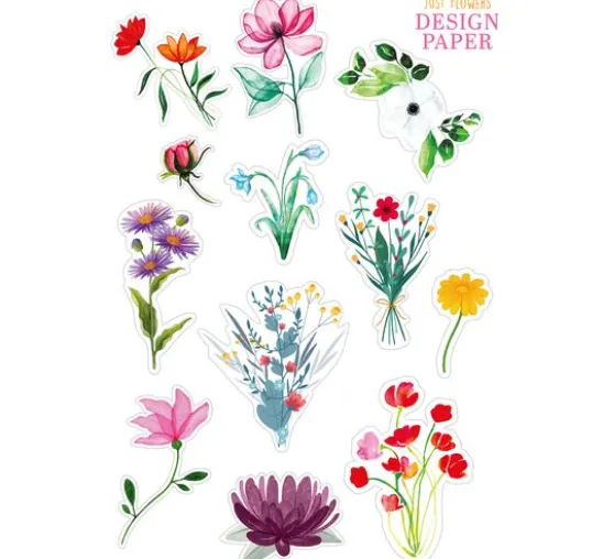 Design Paper "Just Flowers"