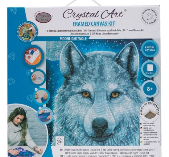 Diamond Painting "Crystal Art Kit", 30 x 30 cm