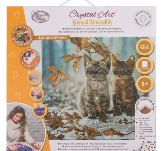 Diamond Painting "Crystal Art Kit", 30 x 30 cm