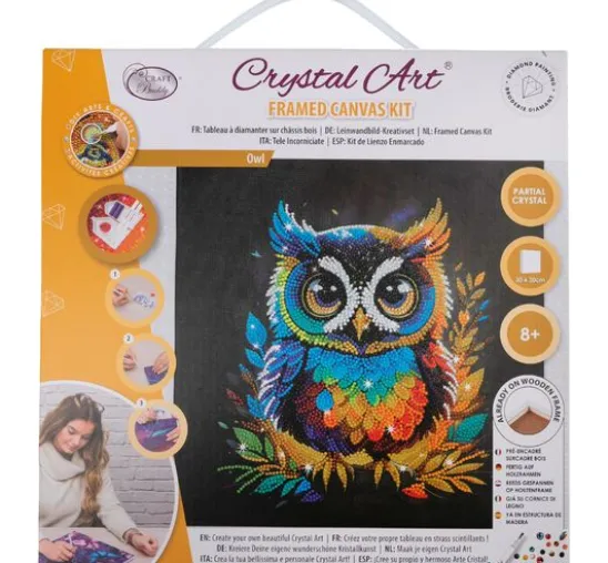 Diamond Painting "Crystal Art Kit", 30 x 30 cm