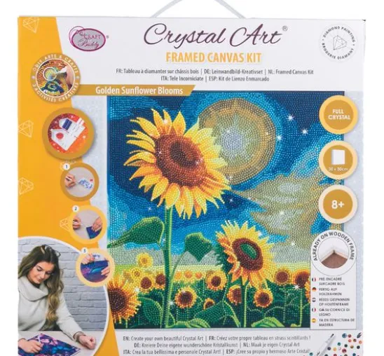 Diamond Painting "Crystal Art Kit", 30 x 30 cm
