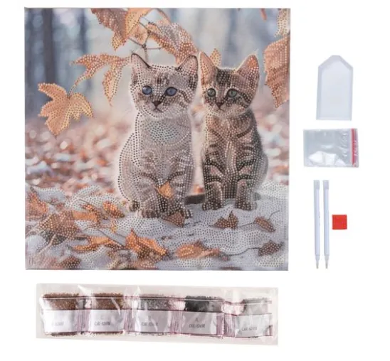 Diamond Painting "Crystal Art Kit", 30 x 30 cm