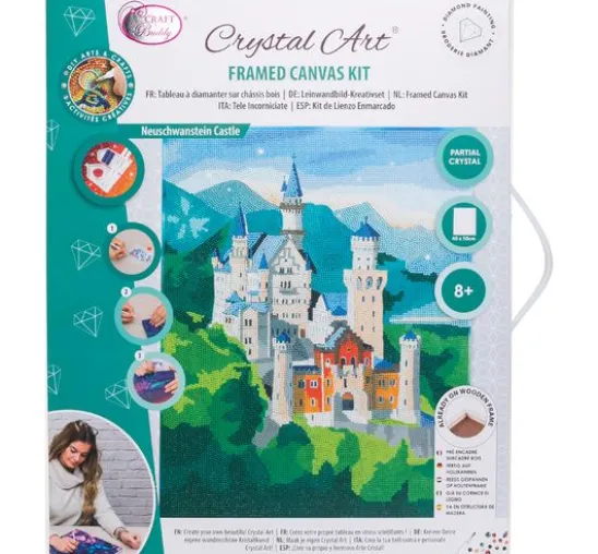 Diamond Painting "Crystal Art Kit", 40 x 50 cm