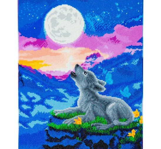 Diamond Painting "Crystal Art Kit", 40 x 50 cm