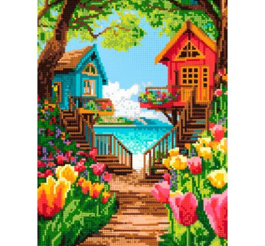 Diamond Painting Set, 30 x 40 cm