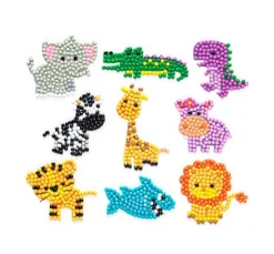 Diamond Painting Sticker Bastelset "Zootiere"