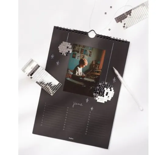 DIY Fotokalender "Black"