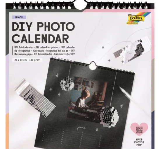 DIY Fotokalender "Black"