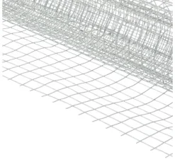 Drahtgitter, verzinkt, 13x13mm, 100x40cm, silbergrau