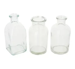Drahtkorb mit 6 Glasflaschen