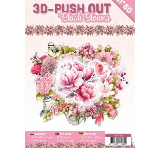 3D-Stanzbogenbuch "Blush Blooms"