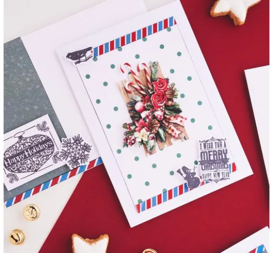 3D-Stanzbogenbuch "Christmas Baubles"