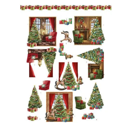 3D-Stanzbogenbuch "Christmas Village"