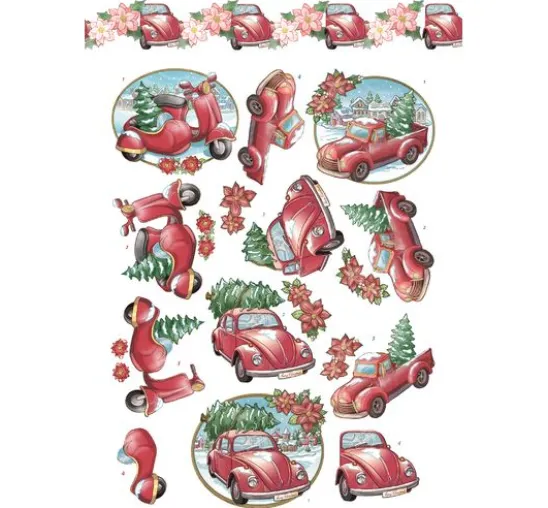 3D-Stanzbogenbuch "Christmas Village"