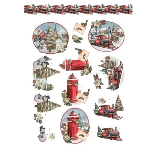 3D-Stanzbogenbuch "Christmas Village"
