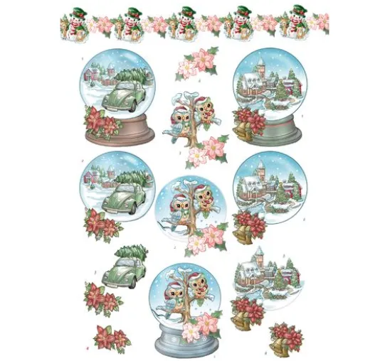 3D-Stanzbogenbuch "Christmas Village"